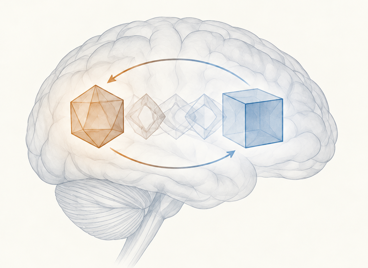 Illustration for mental transformation